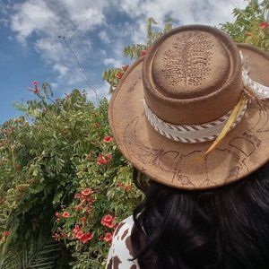 Boho customized fedora